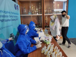 BNN Kota Tangerang dan Airnav Indonesia Melaksanakan Kegiatan P4GN