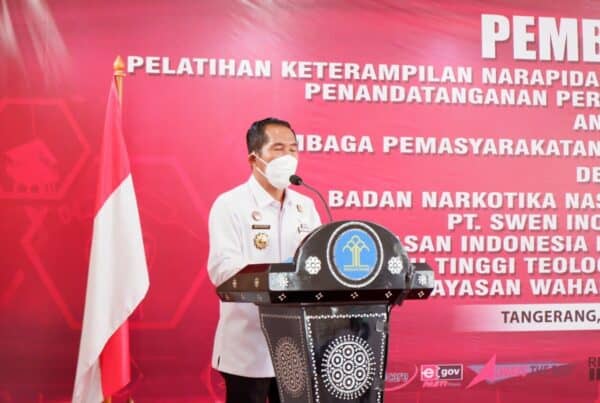 Pembukaan Rehabilitasi, Pelatihan Kemandirian dan Penandatanganan MoU oleh BNN Kota Tangerang