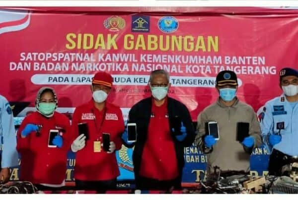 Kegiatan Sidak Gabungan Satopspatnal Kanwil Kemenkumham Banten Dan Badan Narkotika Nasional Kota Tangerang Kegiatan Sidak Gabungan Satopspatnal Kanwil Kemenkumham Banten Dan Badan Narkotika Nasional Kota Tangerang