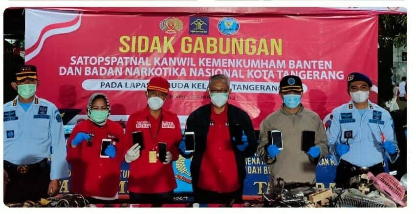 Kegiatan Sidak Gabungan Satopspatnal Kanwil Kemenkumham Banten Dan Badan Narkotika Nasional Kota Tangerang Kegiatan Sidak Gabungan Satopspatnal Kanwil Kemenkumham Banten Dan Badan Narkotika Nasional Kota Tangerang