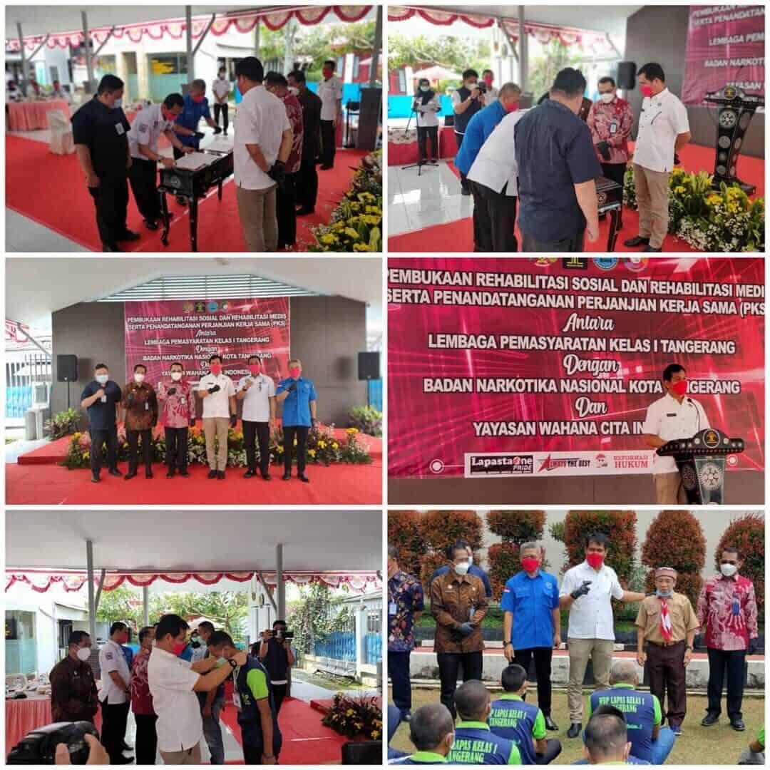 Lapas di Wilayah Kota Tangerang Bersinergi dengan BNN Kota Tangerang Lapas di Wilayah Kota Tangerang Bersinergi dengan BNN Kota Tangerang