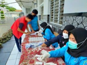 Test urine Narkoba Para WBP Lapas Kelas IIA Tangerang