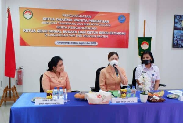 Pengangkatan Ketua DWP BNN Kota Tangerang Pengangkatan Ketua DWP BNN Kota Tangerang
