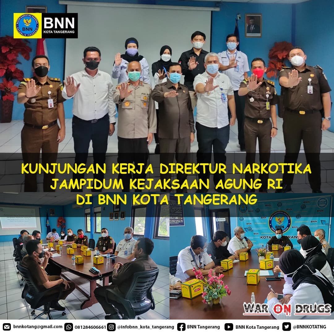 Kunjungan Kerja Direktur Narkotika Jampidum Kejaksaan Agung RI Kunjungan Kerja Direktur Narkotika Jampidum Kejaksaan Agung RI