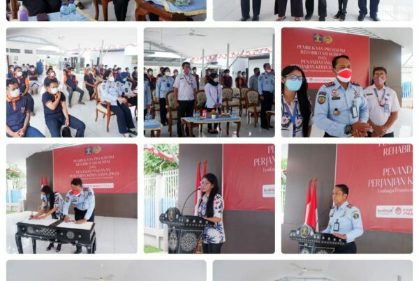 Pembukaan Program Rehabilitasi Sosial dan Penandatanganan Perjanjian Kerjasama ( PKS ) Lapas Kelas I Tangerang