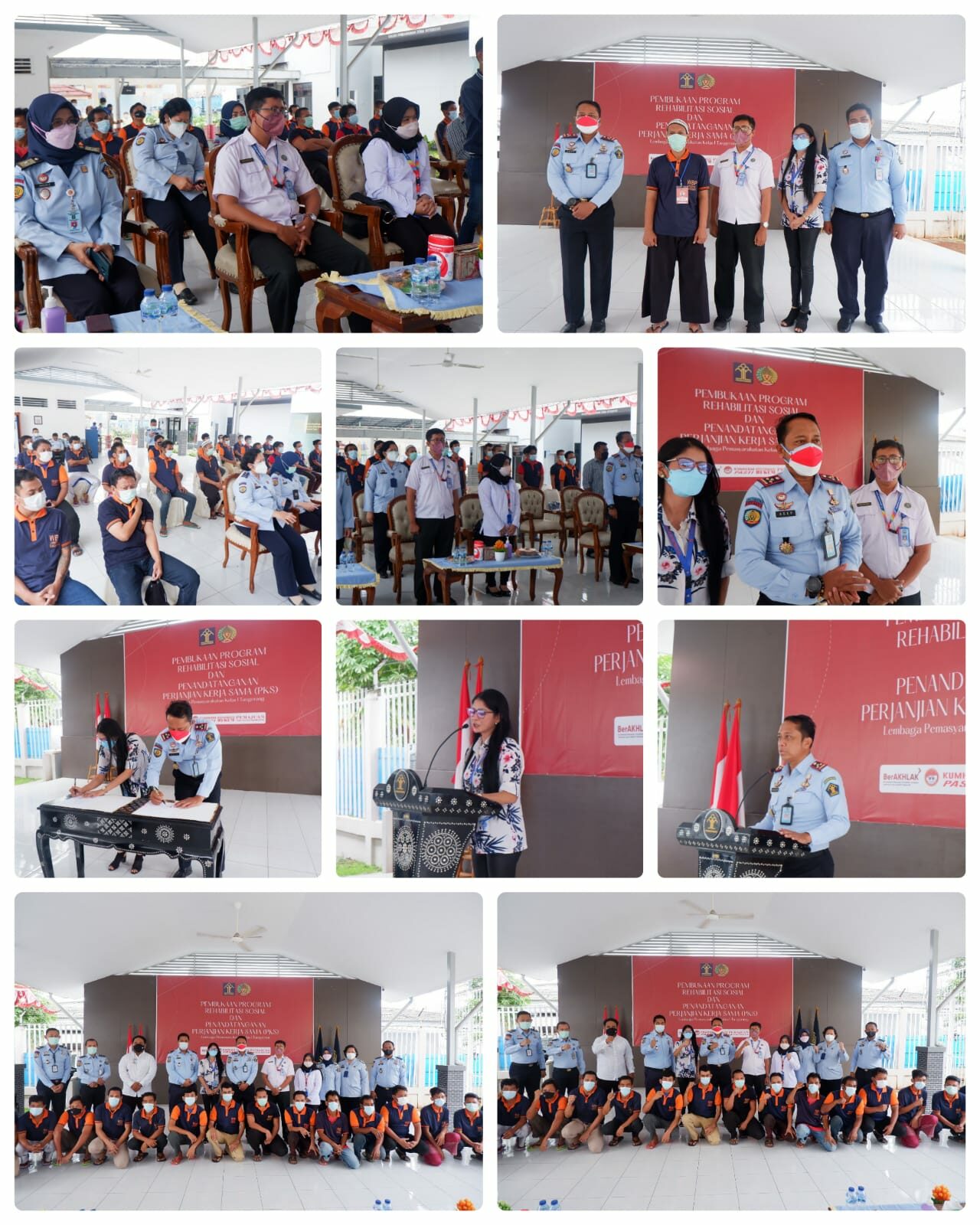 Pembukaan Program Rehabilitasi Sosial dan Penandatanganan Perjanjian Kerjasama ( PKS ) Lapas Kelas I Tangerang Pembukaan Program Rehabilitasi Sosial dan Penandatanganan Perjanjian Kerjasama ( PKS ) Lapas Kelas I Tangerang