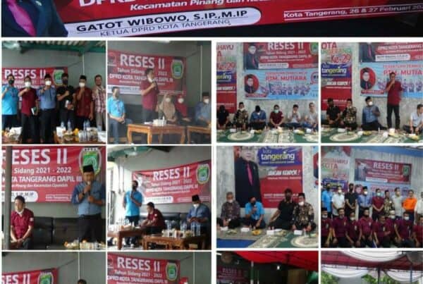 Kegiatan Reses Kedua Anggota DPRD Kota Tangerang