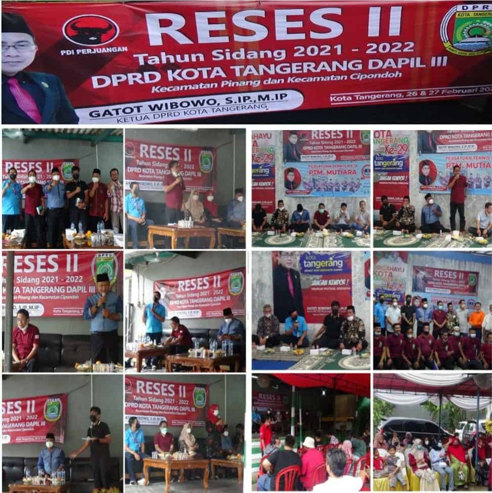 Kegiatan Reses Kedua Anggota DPRD Kota Tangerang di Wilayah Kelurahan Kunciran Indah Kegiatan Reses Kedua Anggota DPRD Kota Tangerang
