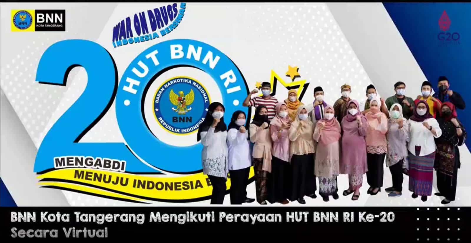 HUT BNN RI Ke- 20 “ 20 Tahun Mengabdi Indonesia Bersinar” HUT BNN RI Ke- 20 “ 20 Tahun Mengabdi Indonesia Bersinar”