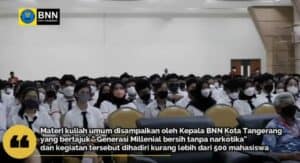 Kuliah Umum “Generasi Milenial Bersih Tanpa Narkotika” Kuliah Umum “Generasi Milenial Bersih Tanpa Narkotika”