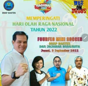 Turnamen Mini Soccer BNNP Banten Memperingati “Hari Olahraga Nasional 2022” Turnamen Mini Soccer BNNP Banten Memperingati “Hari Olahraga Nasional 2022”