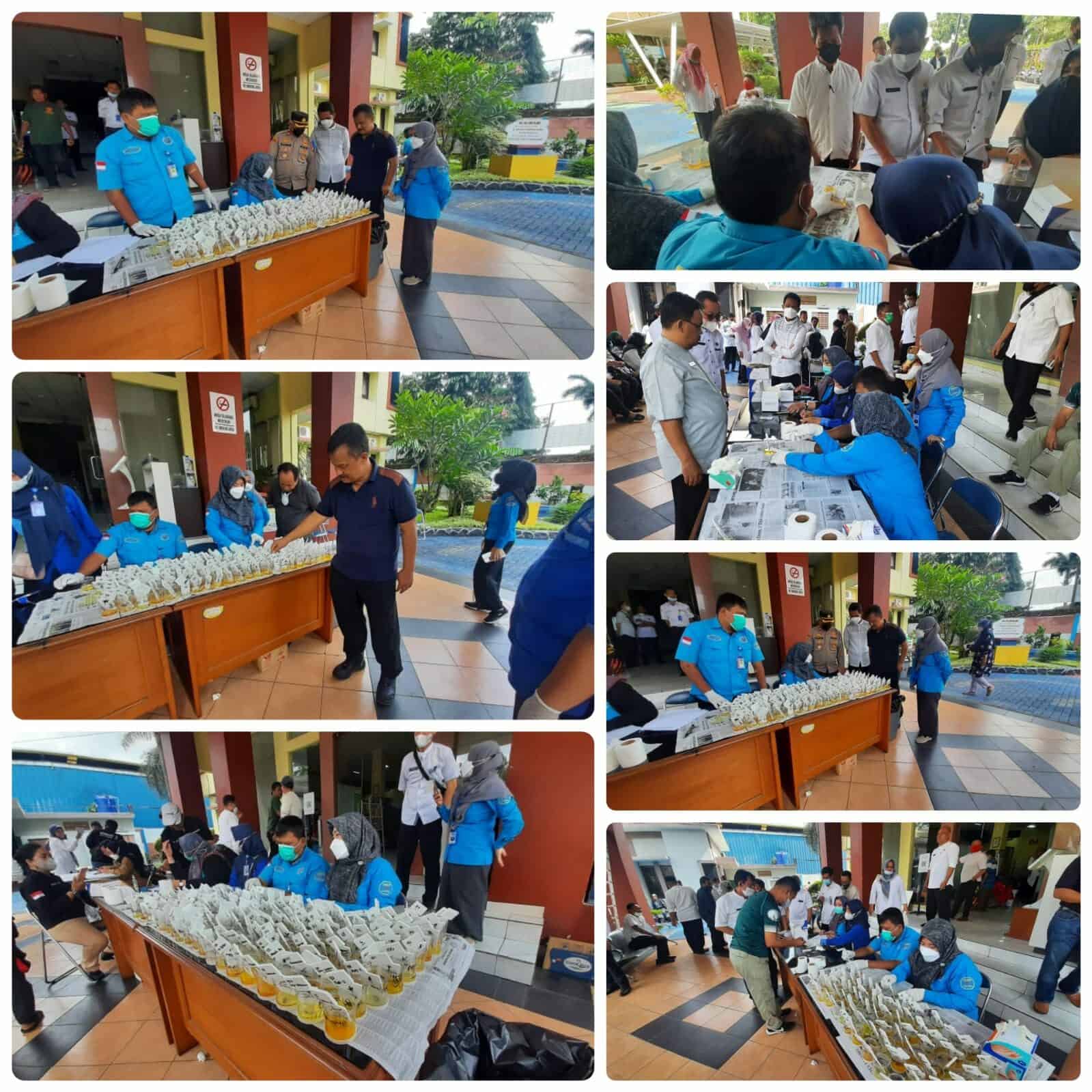 BNN Kota Tangerang bersama Bakesbangpol Kota Tangerang dan Polres Metro Tangerang Kota melaksanakan Tes Urine Pegawai Kecamatan BNN Kota Tangerang bersama Bakesbangpol Kota Tangerang dan Polres Metro Tangerang Kota melaksanakan Tes Urine Pegawai Kecamatan