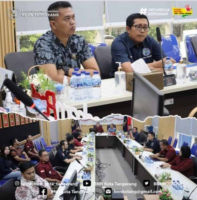 bnn kota tangerang menjadi narasumber kegiatan pembentukan satgas P4GN dilingkungan kantor imigrasi kelas 1 NON TPI kota tangerang