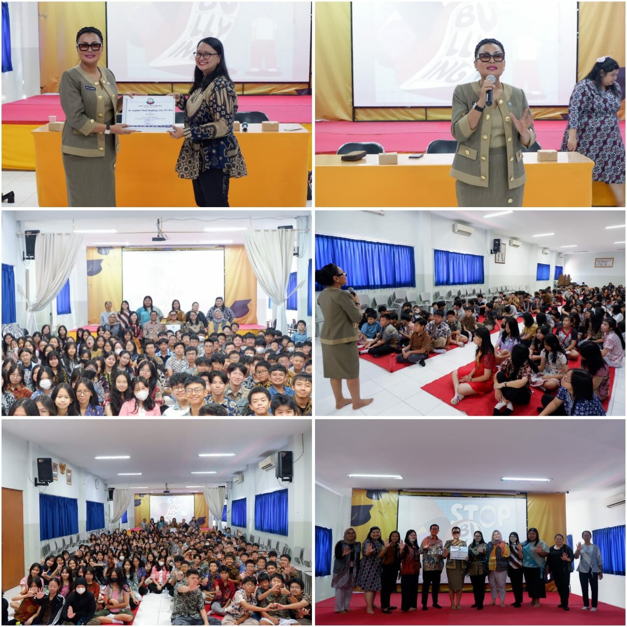 Kegiatan seminar dengan tema "Be A Buddy Not A Bully" Kegiatan seminar dengan tema “Be A Buddy Not A Bully”