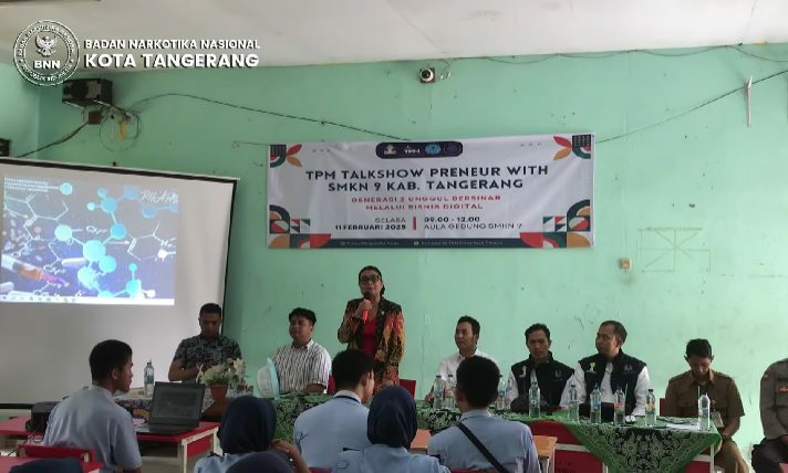 BNN Kota Tangerang Bersama dengan Tunas Pengusaha Muda (TPM) menggelar Talk show preneur BNN Kota Tangerang Bersama dengan Tunas Pengusaha Muda (TPM) menggelar Talk show preneur